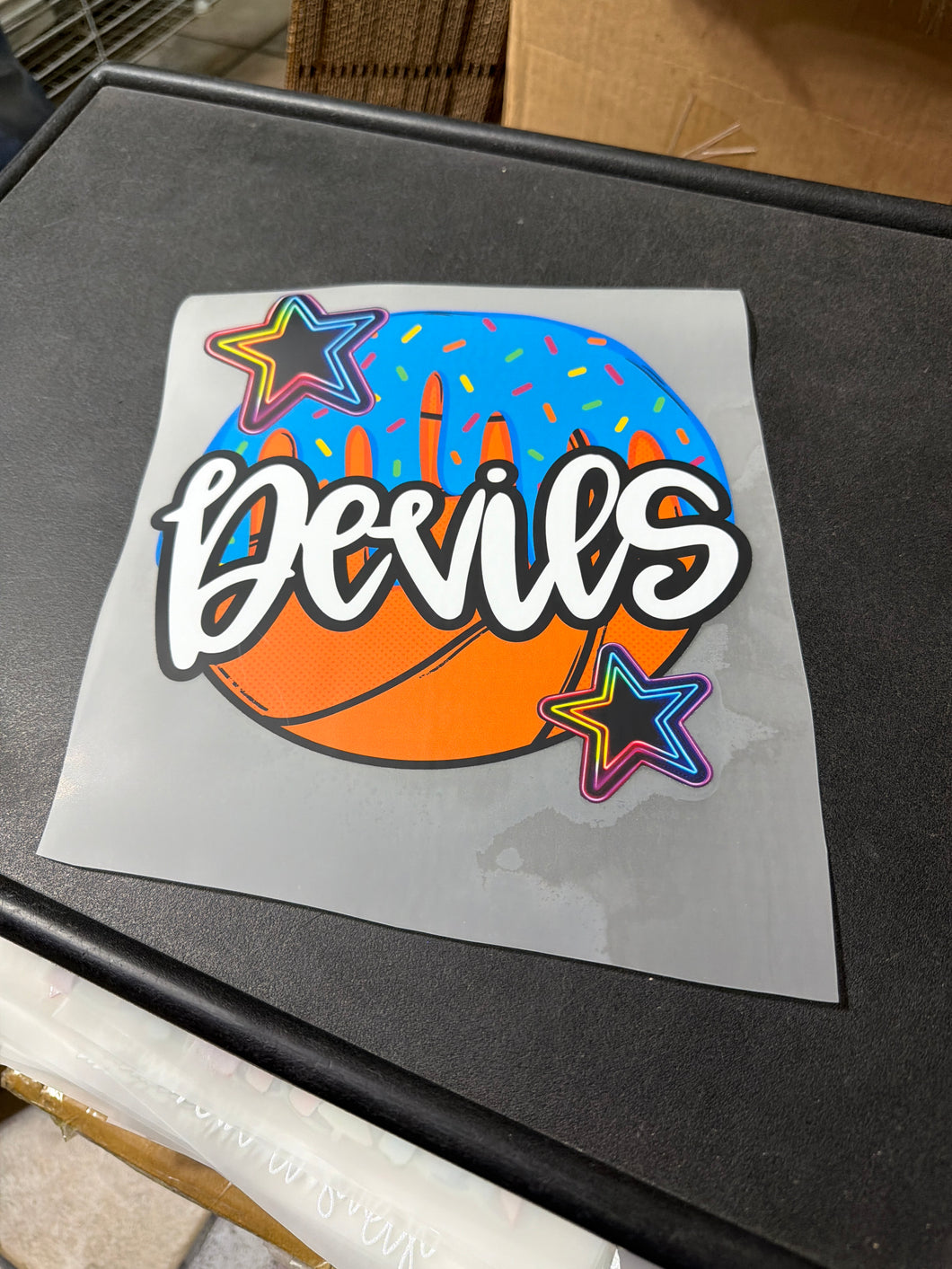 Devils Basketball 9” RTS DTF TRANSFER