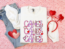 Load image into Gallery viewer, Valentine’s Skinny Stacked Mascot Dropdown TRANSFER PHDC
