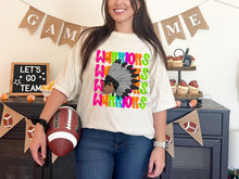 Load image into Gallery viewer, Bright Stacked Mascots Star Eyes DROPDOWN TRANSFER TSC 24
