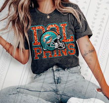 Load image into Gallery viewer, Football Team Helmet Faux Embroidery DROPDOWN TRANSFER TGG
