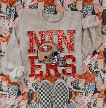 Load image into Gallery viewer, Football Team Helmet Faux Embroidery DROPDOWN TRANSFER TGG
