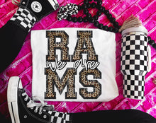 Load image into Gallery viewer, We Are Faux Embroidery Leopard Mascot DROPDOWN TRANSFER CAP
