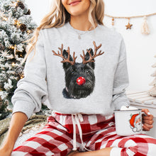 Load image into Gallery viewer, Christmas Red Nose Antler Dogs Dropdown TRANSFER
