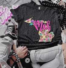 Load image into Gallery viewer, Preppy Bright Leopard States (all 50 states available) TRANSFER CAP APR
