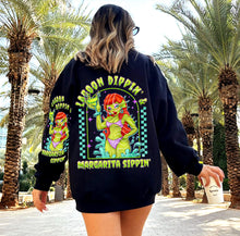 Load image into Gallery viewer, Lagoon Dippin’ &amp; Margarita Sippin’ With SLEEVE OPTION DROPDOWN TRANSFER GRAV MAY 25
