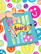 Load image into Gallery viewer, Pencil Flag Striped Mascots DROPDOWN TRANSFER CAP JUNE 26
