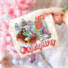 Load image into Gallery viewer, Let’s Go Sleighing Stamp Dropdown TRANSFER RHD NOV EXCLUSIVE 25
