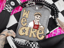 Load image into Gallery viewer, We Are Gold Glitter Mascot  DROPDOWN TRANSFER
