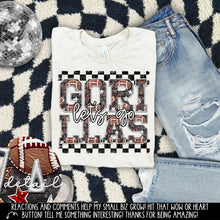 Load image into Gallery viewer, Let’s Go Football Faux Embroidery Checkered Mascots DROPDOWN TRANSFER CAP 24
