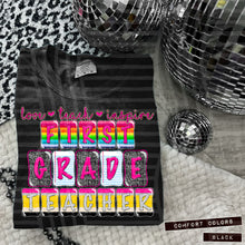 Load image into Gallery viewer, Pink Dotted Grades Teacher DROPDOWN TRANSFER CAP MAY 25
