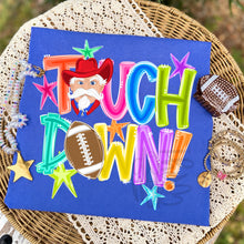 Load image into Gallery viewer, Bright Touchdown Football Team Stars DROPDOWN TRANSFER TCC JULY 26
