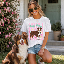 Load image into Gallery viewer, Dog Mom Wavy Pink Stripes Breed DROPDOWN TRANSFER UAC 26
