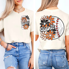 Load image into Gallery viewer, Floral Ball Baseball Team With Pocket DROPDOWN TRANSFER MMD APR
