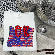 Load image into Gallery viewer, RWB Glitter States (all 50 states available) TRANSFER CAP APR
