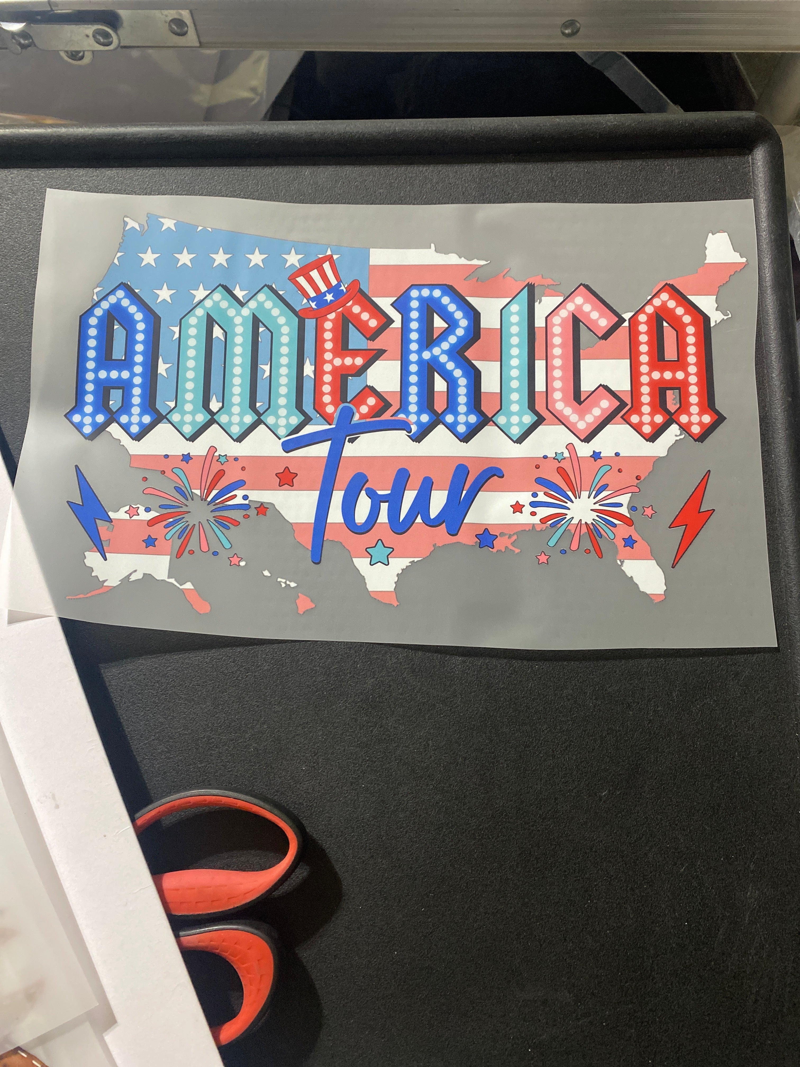 America Tour RTS DTF TRANSFER – Sassy Sublimation & Screen Prints