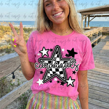 Load image into Gallery viewer, Checkered Star BW Mascots  DROPDOWN TRANSFER ET APR 26
