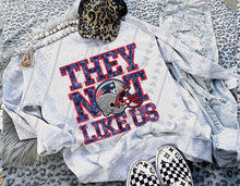 Load image into Gallery viewer, They Not Like Us Faux Embroidery Mascot DROPDOWN TRANSFER TGG 24
