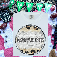 Load image into Gallery viewer, Leopard Volleyball Background Mascot Dropdown TRANSFER CAP FEB
