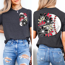 Load image into Gallery viewer, Floral Ball Baseball Team With Pocket DROPDOWN TRANSFER MMD APR

