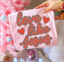 Load image into Gallery viewer, Love Like Jesus Leopard Distressed TRANSFER ET JAN 26
