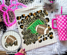 Load image into Gallery viewer, Snap Tackle Repeat Football Leopard Field Mascots Dropdown TRANSFER CAP JUNE 25
