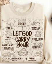 Load image into Gallery viewer, Let God Carry Your Collage COLOR DROPDOWN TRANSFER ET FEB 26
