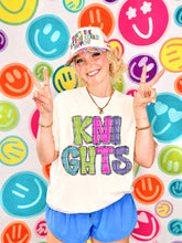 Load image into Gallery viewer, Hopscotch Hues Stacked School Mascots DROPDOWN TRANSFER CAP JUNE 26
