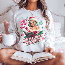 Load image into Gallery viewer, All I Want For Christmas Is Smut Light Skin SLEEVE OPTION TRANSFER GRAVITEE
