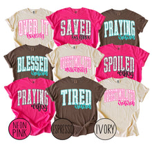 Load image into Gallery viewer, Chaos Distressed Sayings TRANSFER HOOPLA JAN 26
