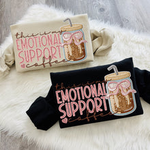 Load image into Gallery viewer, This Is My Emotional Support Coffee Faux Embroidery TRANSFER DWS JAN 26
