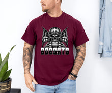 Load image into Gallery viewer, Black And White Skull Football Mascots DROPDOWN TRANSFER

