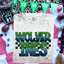 Load image into Gallery viewer, Blue Green Electric Check Mascot Dropdown TRANSFER CAP MAR
