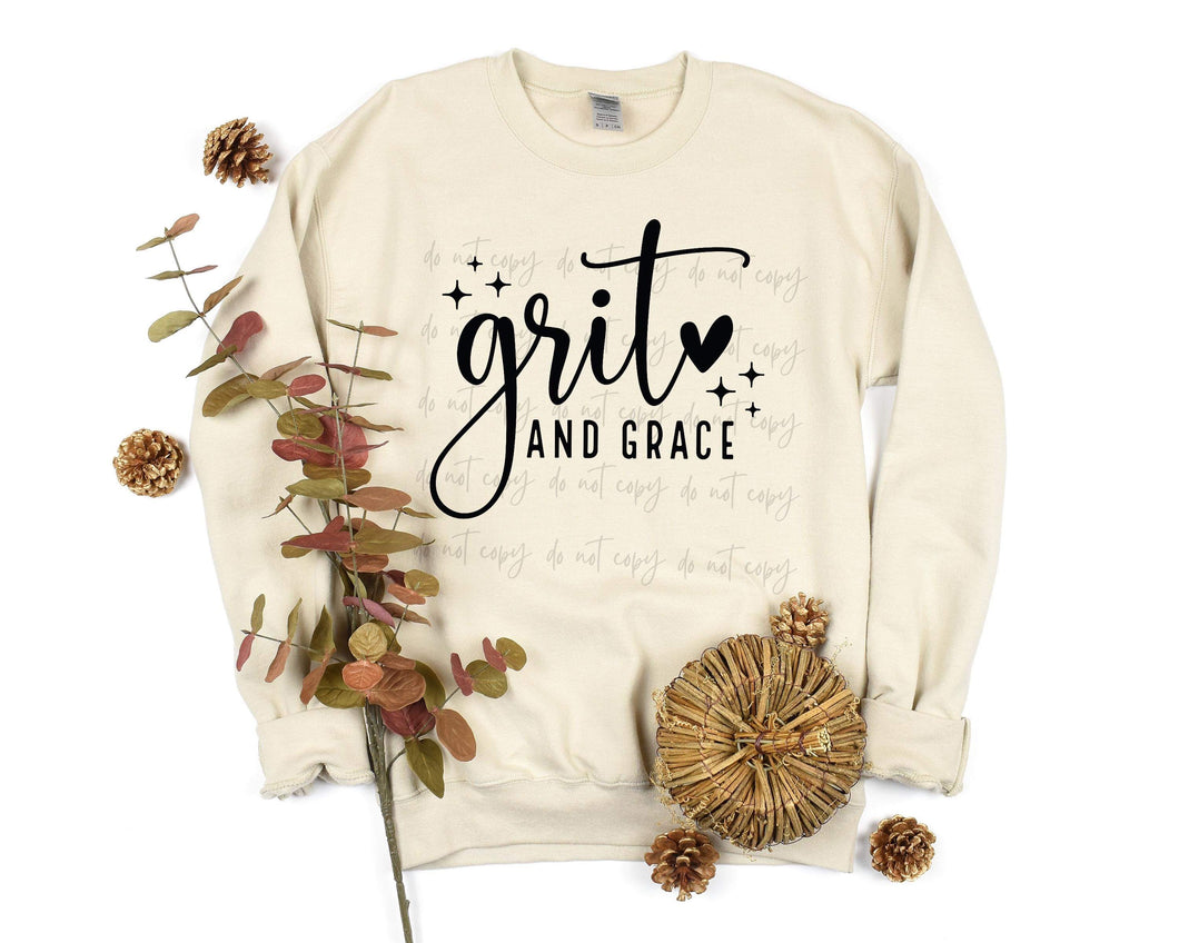 Grit And Grace Heart TRANSFER