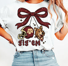 Load image into Gallery viewer, Coquette Cherry Football Teams Dropdown TRANSFER CMD AUG
