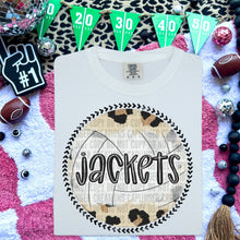 Load image into Gallery viewer, Leopard Volleyball Background Mascot Dropdown TRANSFER CAP FEB
