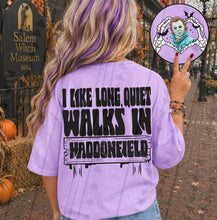 Load image into Gallery viewer, I Like Long Quiet Walks Down Street Halloween With Pocket DROODOWN TRANSFER KAI AUG 26
