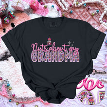 Load image into Gallery viewer, Nuts About My Title Faux Embroidery Nutcracker  TRANSFER HMWK
