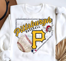 Load image into Gallery viewer, Baseball Teams Glitter Home Plate Dropdown TRANSFER PARJO
