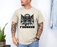 Load image into Gallery viewer, Black And White Skull Football Mascots DROPDOWN TRANSFER
