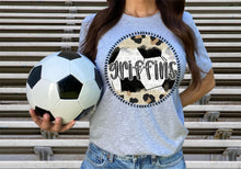 Load image into Gallery viewer, Leopard Soccer Background Mascot Dropdown TRANSFER CAP FEB
