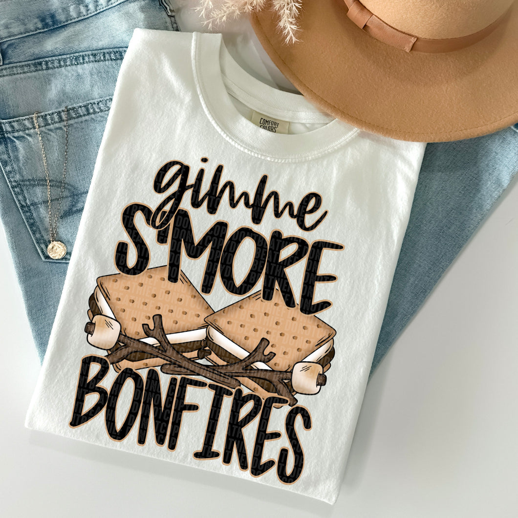 Gimme Snore Bonfires TRANSFER – Sassy Sublimation & Screen Prints