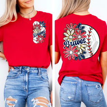 Load image into Gallery viewer, Floral Ball Baseball Team With Pocket DROPDOWN TRANSFER MMD APR
