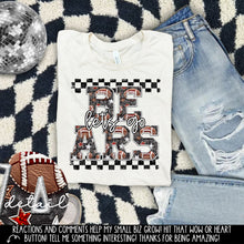 Load image into Gallery viewer, Let’s Go Football Faux Embroidery Checkered Mascots DROPDOWN TRANSFER CAP 24
