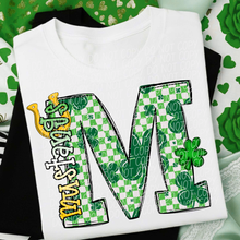 Load image into Gallery viewer, St Patrick’s Day Checkered Mascots DROPDOWN TRANSFER CSD JAN 26
