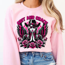 Load image into Gallery viewer, Grit And Grace Pink Rose Cowgirl TRANSFER DWS
