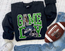 Load image into Gallery viewer, Game Day Team Helmet Faux Embroidery DROPDOWN TRANSFER TGG
