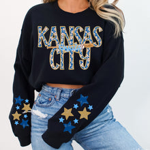 Load image into Gallery viewer, Baseball Teams Faux Embroidery Stars With SLEEVE OPTION TRANSFER VIRGO FEB
