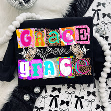 Load image into Gallery viewer, Grace Upon Grace Leopard Zebra Magazine Cutout TRANSFER DWS FEB 26

