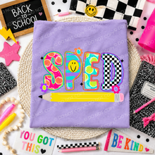 Load image into Gallery viewer, School Alpha Retro Floral Checker Zebra School Titles DROPDOWN TRANSFER SCG JUNE 26

