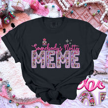 Load image into Gallery viewer, Somebody’s Nutty Title Faux Embroidery Nutcracker  TRANSFER HMWK
